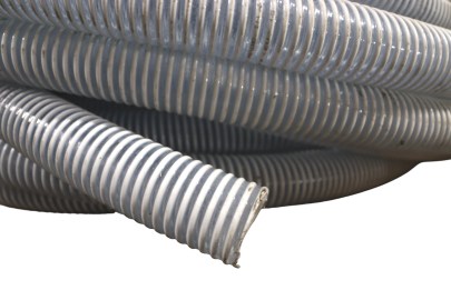 SCHLAUCH PVC SPIRAL DN 50X3,4 Meterware  Farbe Grün oder Transparent
