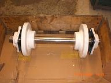 Umlenkwelle kompl. D50 VMG fürWash Tec Förerband Typ 6-0189 285mm Spurbreite