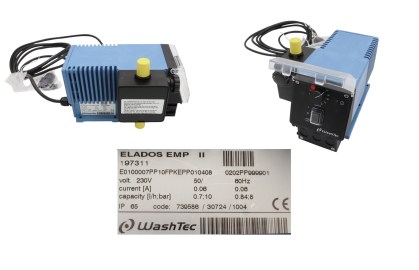 Ecolab Dosierpumpe FKM Viton 0,7 l/h  230 Volt 50/60 Hz EMP TYP E10.007 PP 10 FPG
