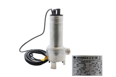 Lowara Tauchpumpe DOMO15SG 1,1KW 230V 33M3/H - 0,4BAR Anschluss 2