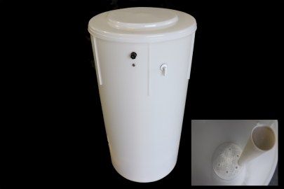 Solebehälter mit Deckel aus PE 200 LITER für Enthärtungsanlage WA-ED200 komplett
