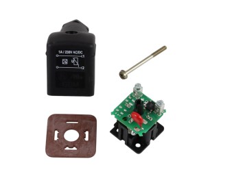 VENTILSTECKER TYP A 250VAC/DC OHNE BAUTEILE für TYP 2508 FÜR BÜRKERT VENTIL TYP 6227