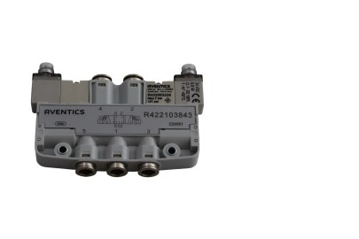 5/3-WEGEVENTIL ELEKTRISCH 24VDC M8 BOSCH REXROTH alt MNR. R422 100 843 neu R422103843
