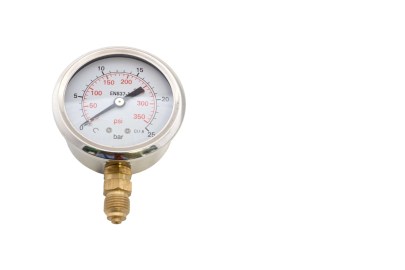 MANOMETER 0-25 BAR 62MM 1/4