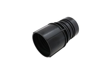 Schlauchmuffe 50 mm Kesselseite 58 mm z.b. für Carrera Sauger DN 50 mm AD 58 mm Farbe schwarz