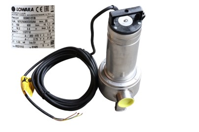 TAUCHPUMPE für den Schrägklärer Bio-Classic SKL55 oder SKL35 DOMO 15T/B L17  380-400V 1,5KW 50 HZ