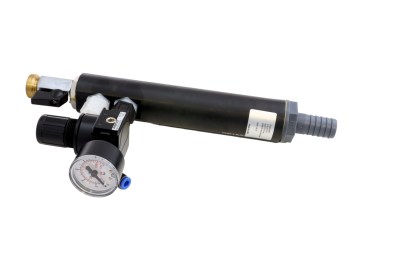 Schaumreaktor kompl. incl. Druckregler + Manometer mit Geraden Anschluss für Soft Care