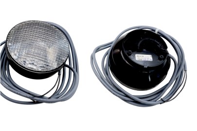 LAMPE ROT D=122 T=75; 24XLED LED-PROZESSANZEIGE
